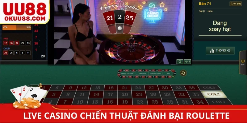 Live casino chiến thuật đánh bại Roulette
