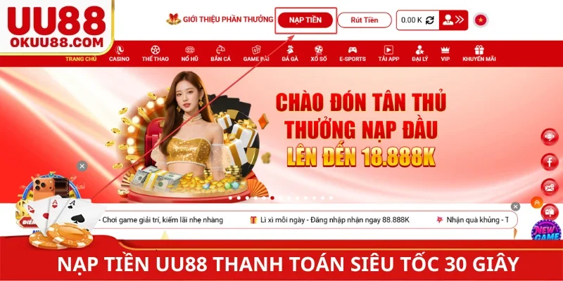 Nạp tiền UU88 bìa