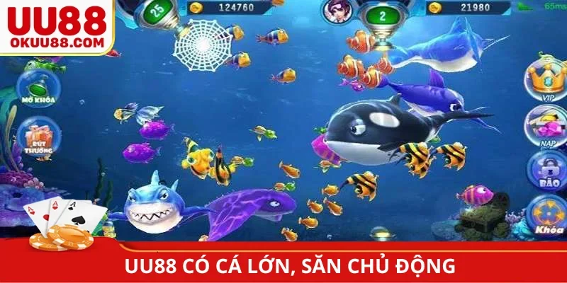UU88 có cá lớn, săn chủ động